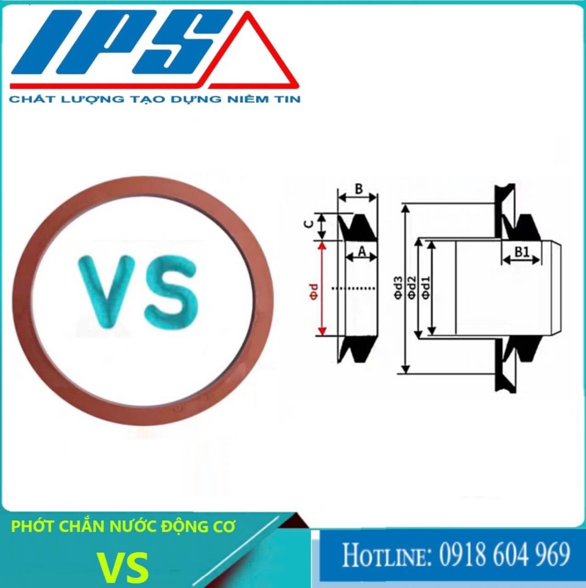 Phớt chắn nước động cơ VS -11(1)